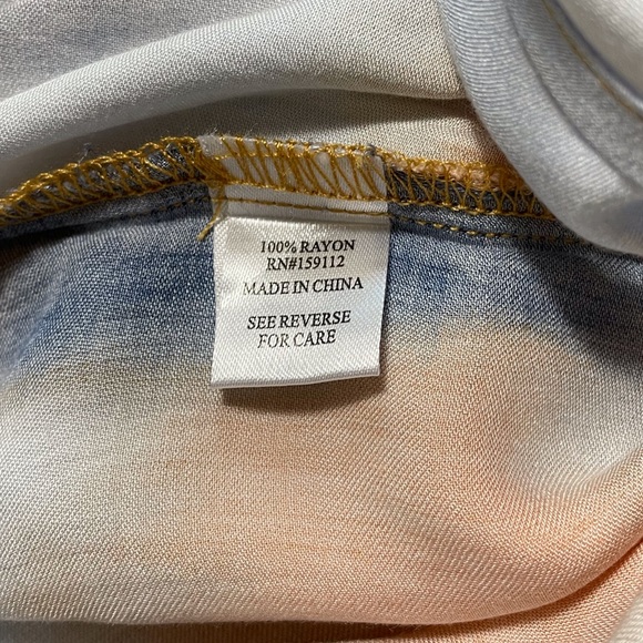 NWT Given Kale Tie Dye Blouse - Picture 12 of 13